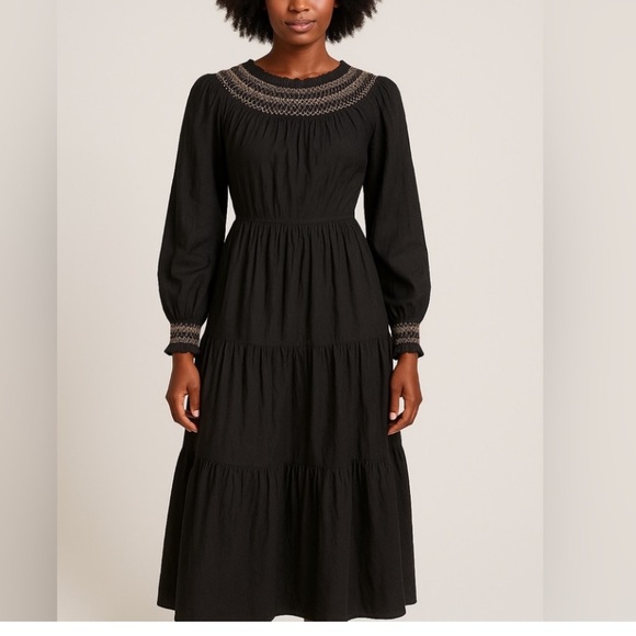 UNIVERSE THREAD BOHO PRAIRIE DRESS (a109) - Picture 1 of 15